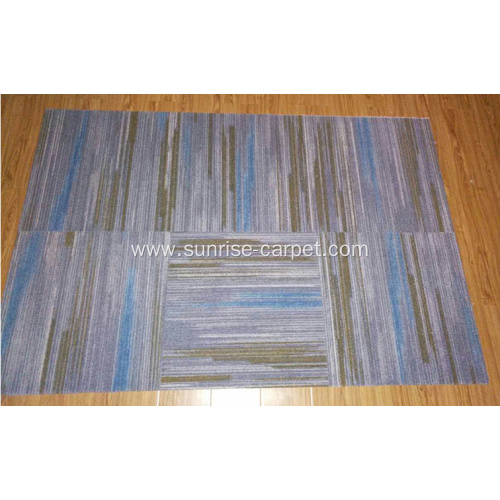 Nylon square carpet tile with pvc backing